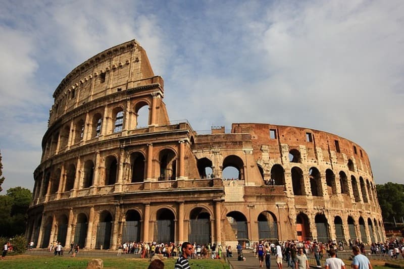 foto do Coliseu, em Roma Itália