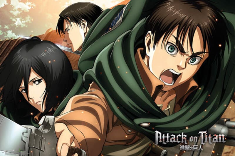 animes, attack on titan